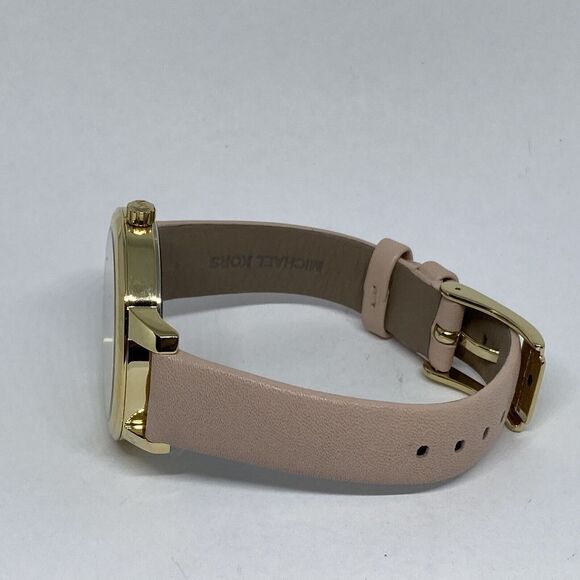 Michael Kors MK2558 Hartman Women's Pink Leather Analog Dial Quartz Watch UC797 - Picture 9 of 12